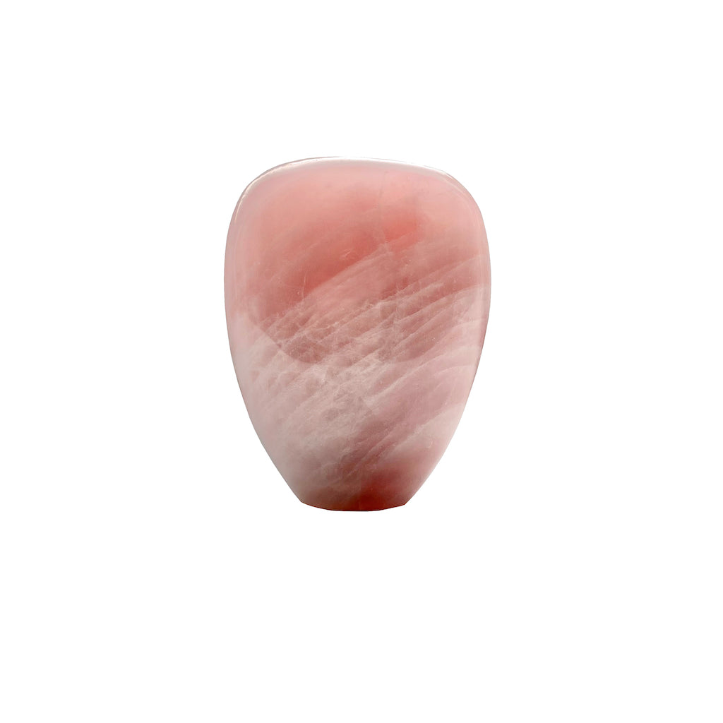 Edel-gedenk-steen roze kwarts trommelsteen