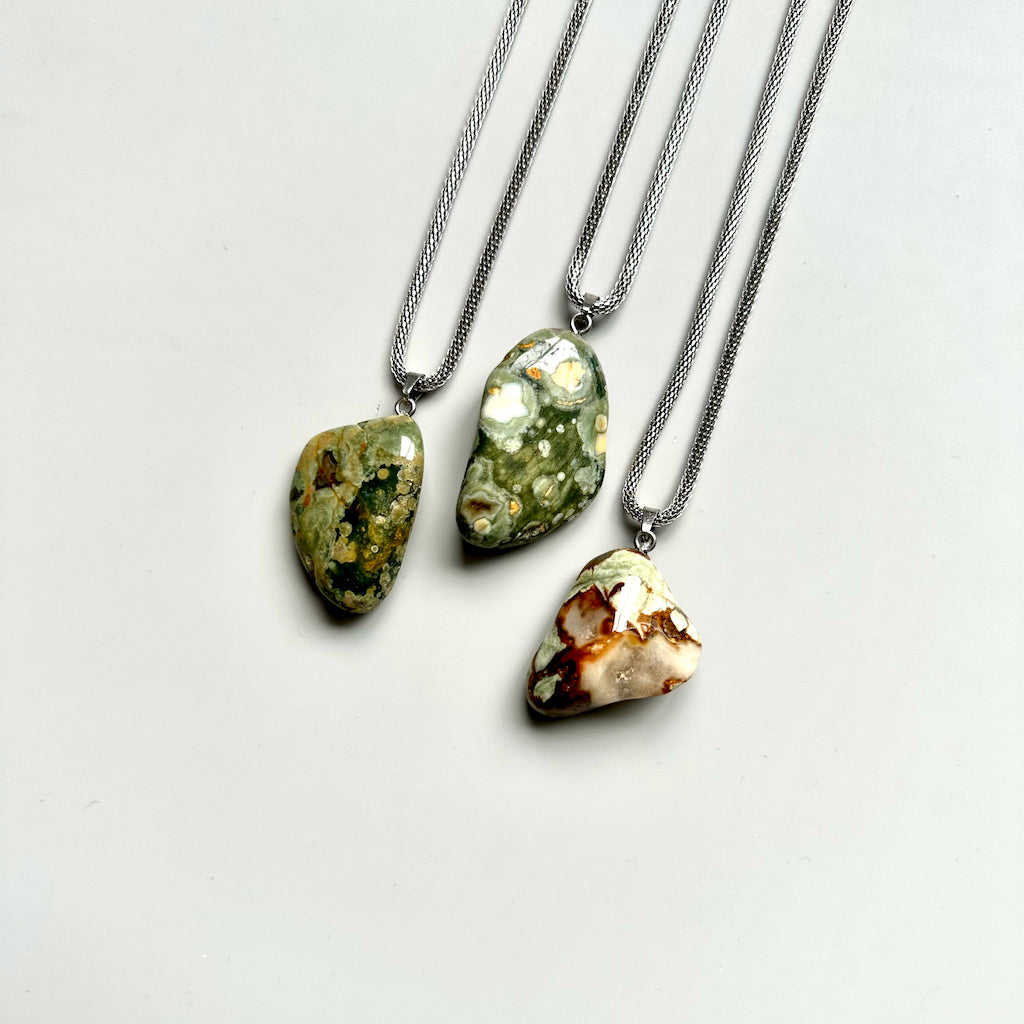 Gemstone collier Rhyoliet