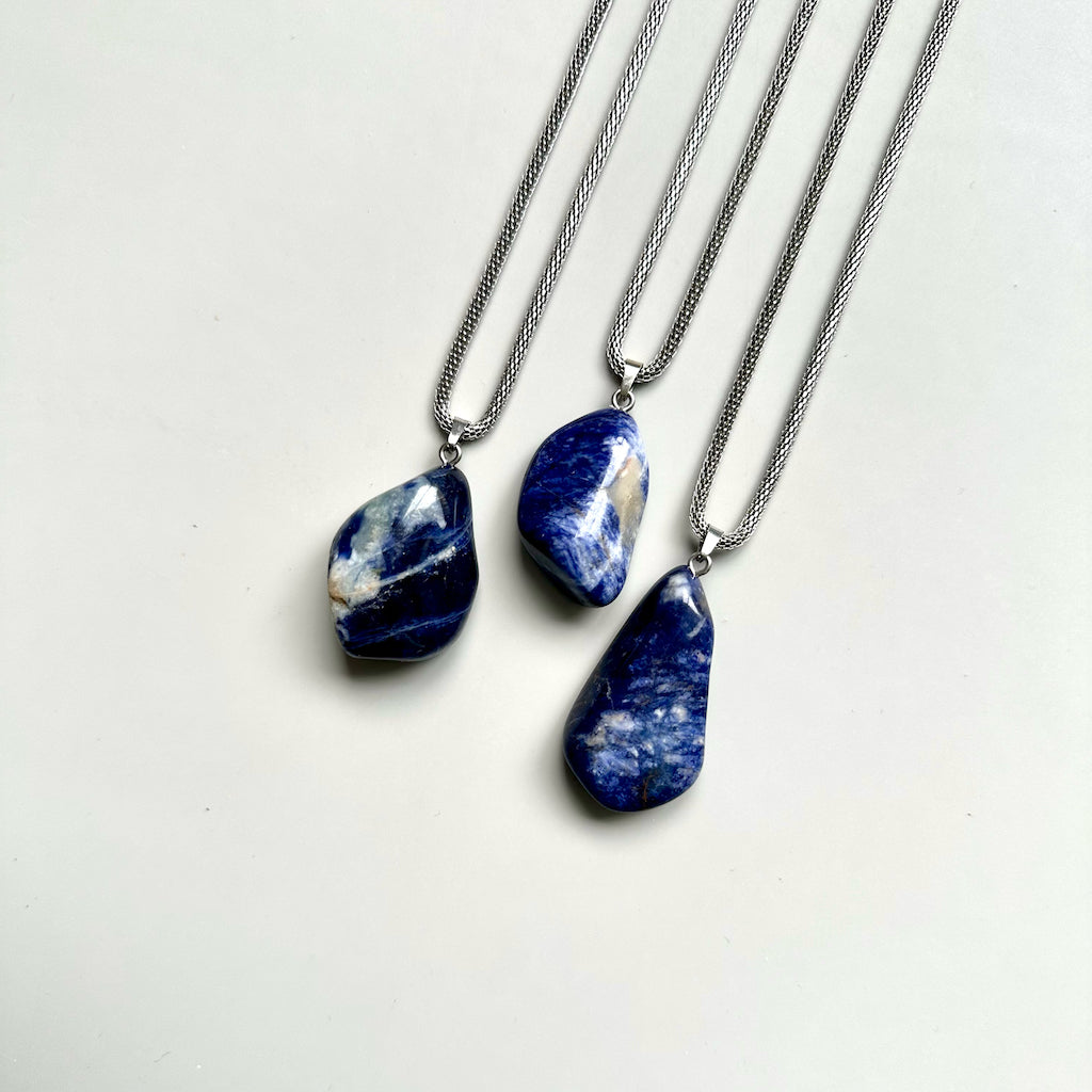 Gemstone collier Sodaliet