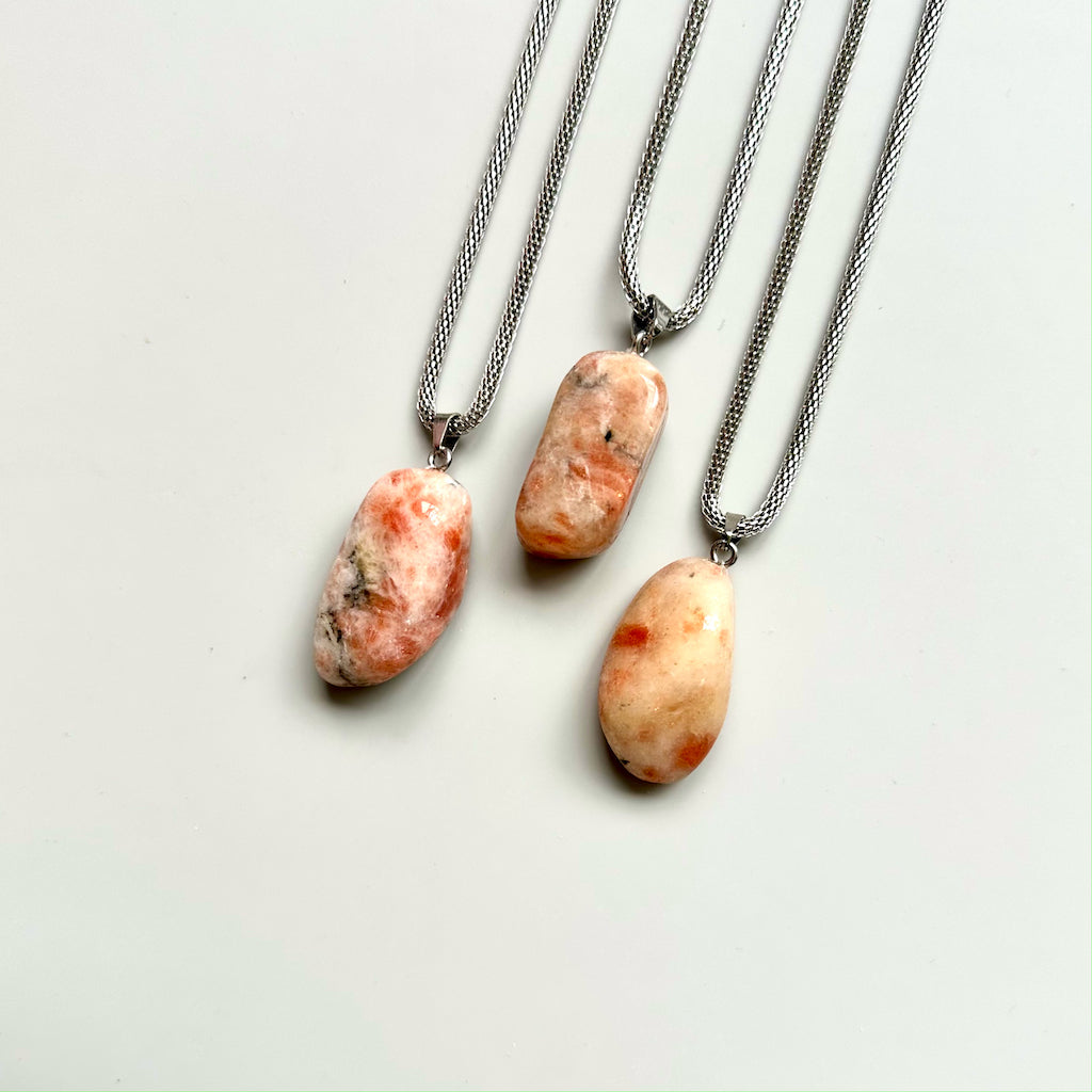 Gemstone collier Zonnesteen