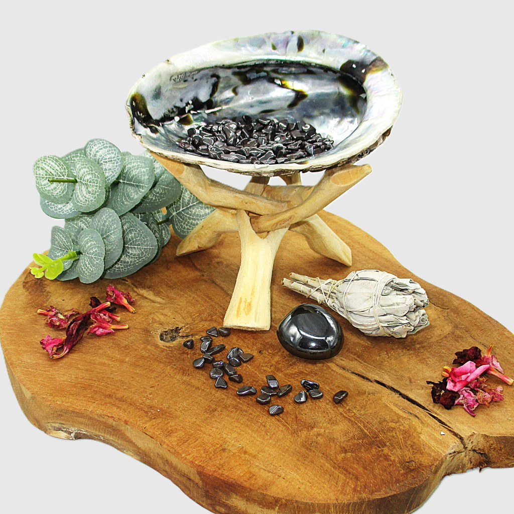 Ontlaadschelp De Luxe Hematiet