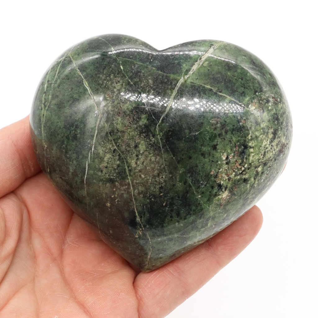 Edel-gedenk-steen hart serpentijn