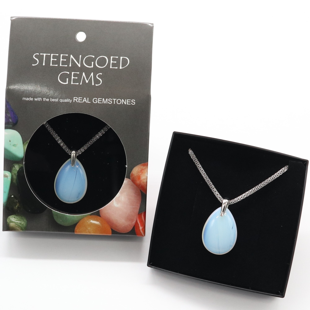 Gemstone Hanger Opaal glas