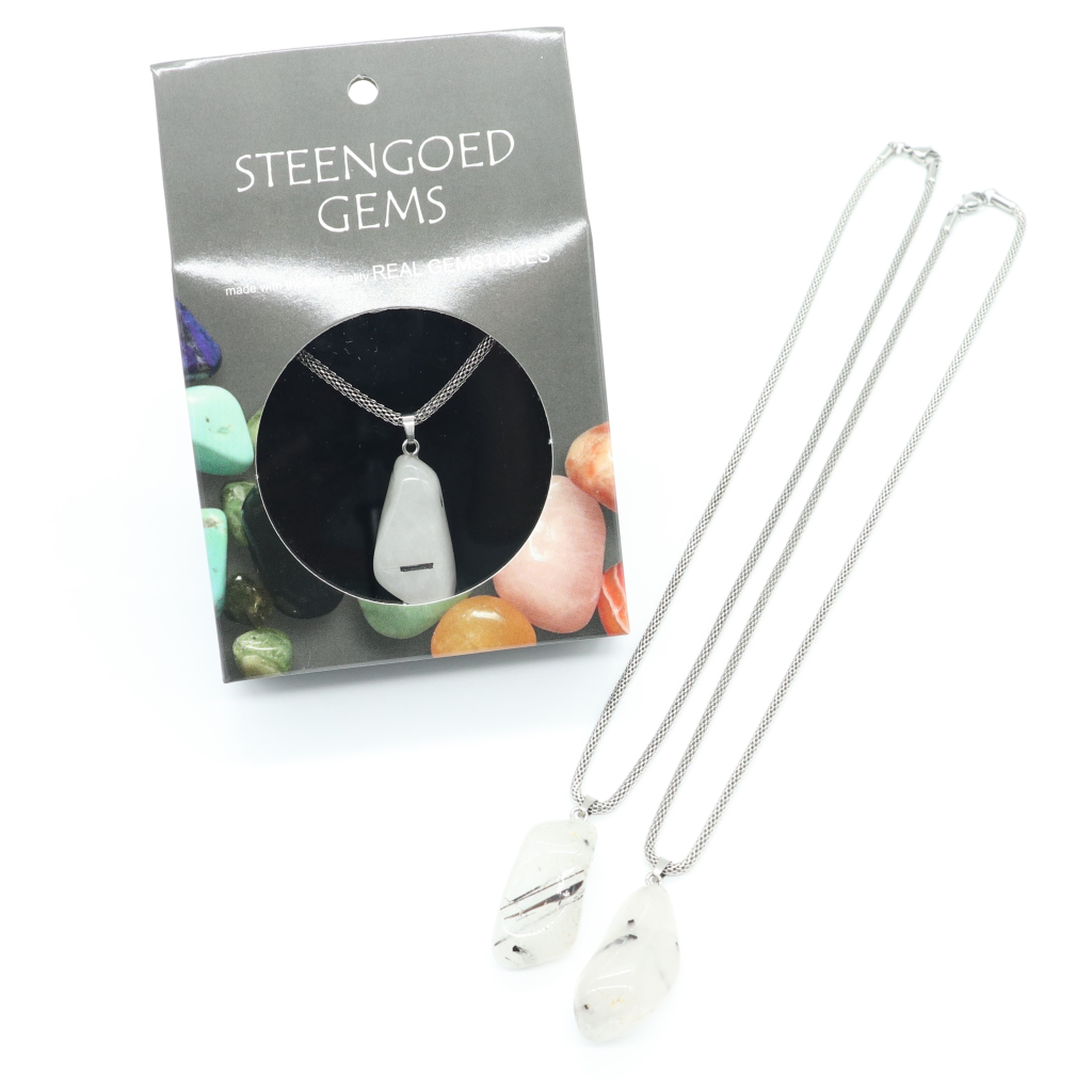 Gemstone collier Toumalijn kwarts