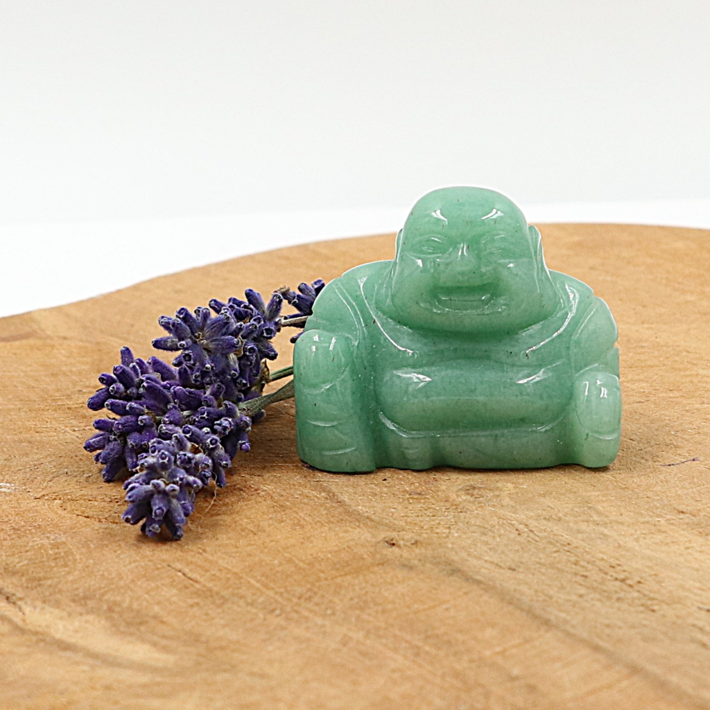 Boeddha aventurijn groen 40mm
