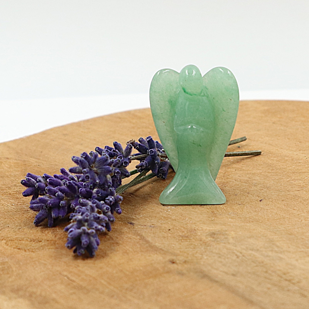 Engel aventurijn groen 35mm