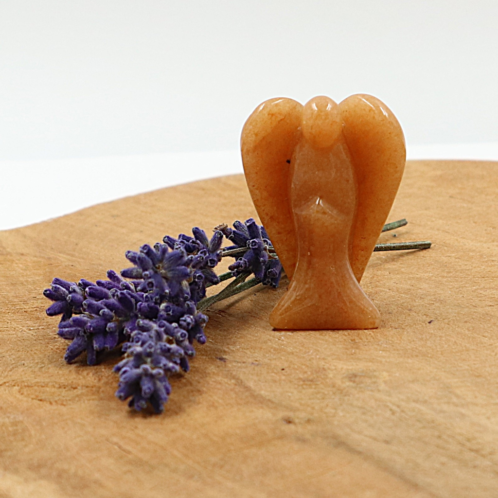 Engel aventurijn oranje 35mm