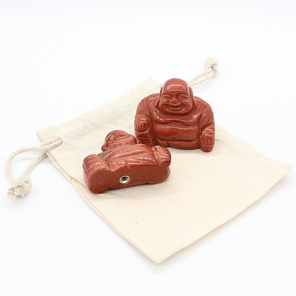 Edel-gedenk-steen goudsteen boeddha