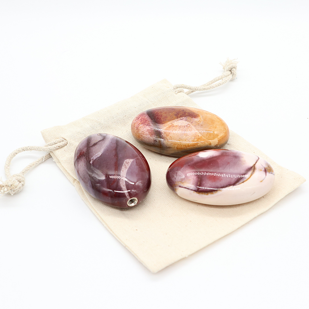 Edel-gedenk-steen mookaiet ovaal