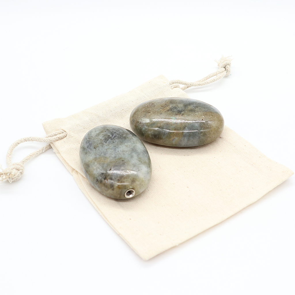 Edel-gedenk-steen labradoriet ovaal