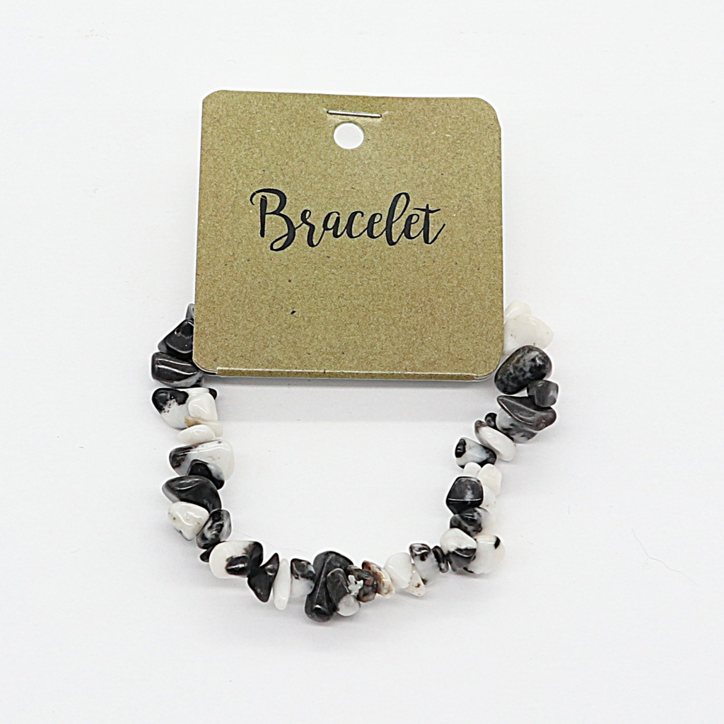 Splitarmband Zebra jaspis