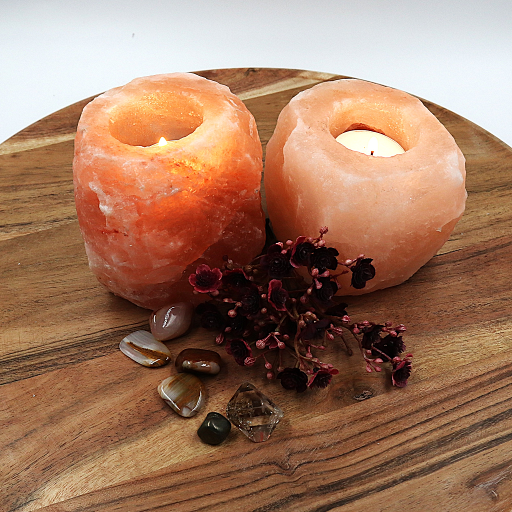 Waxinelichthouder Zout