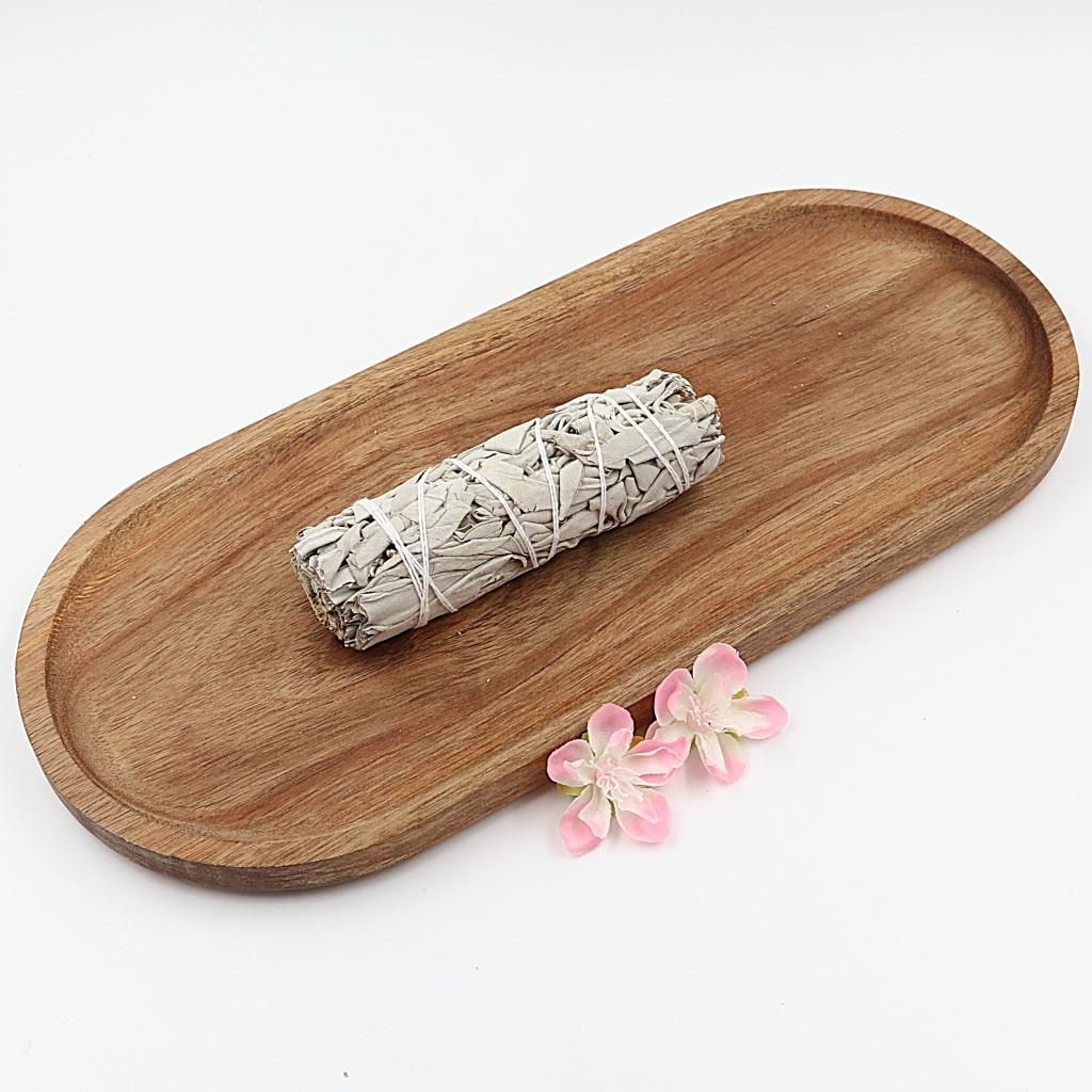 Witte salie smudge stick 10-12cm