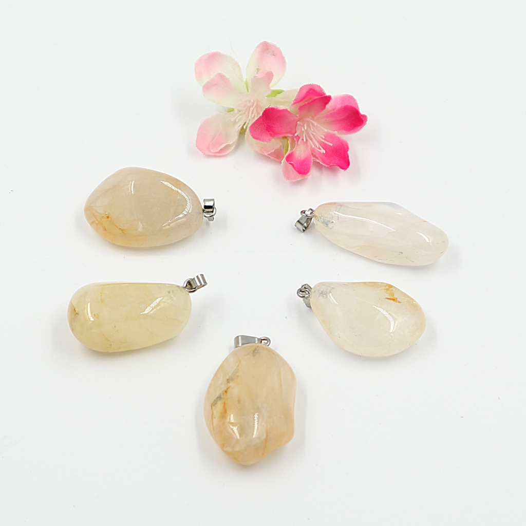 Gemstone collier Hematiet Kwarts