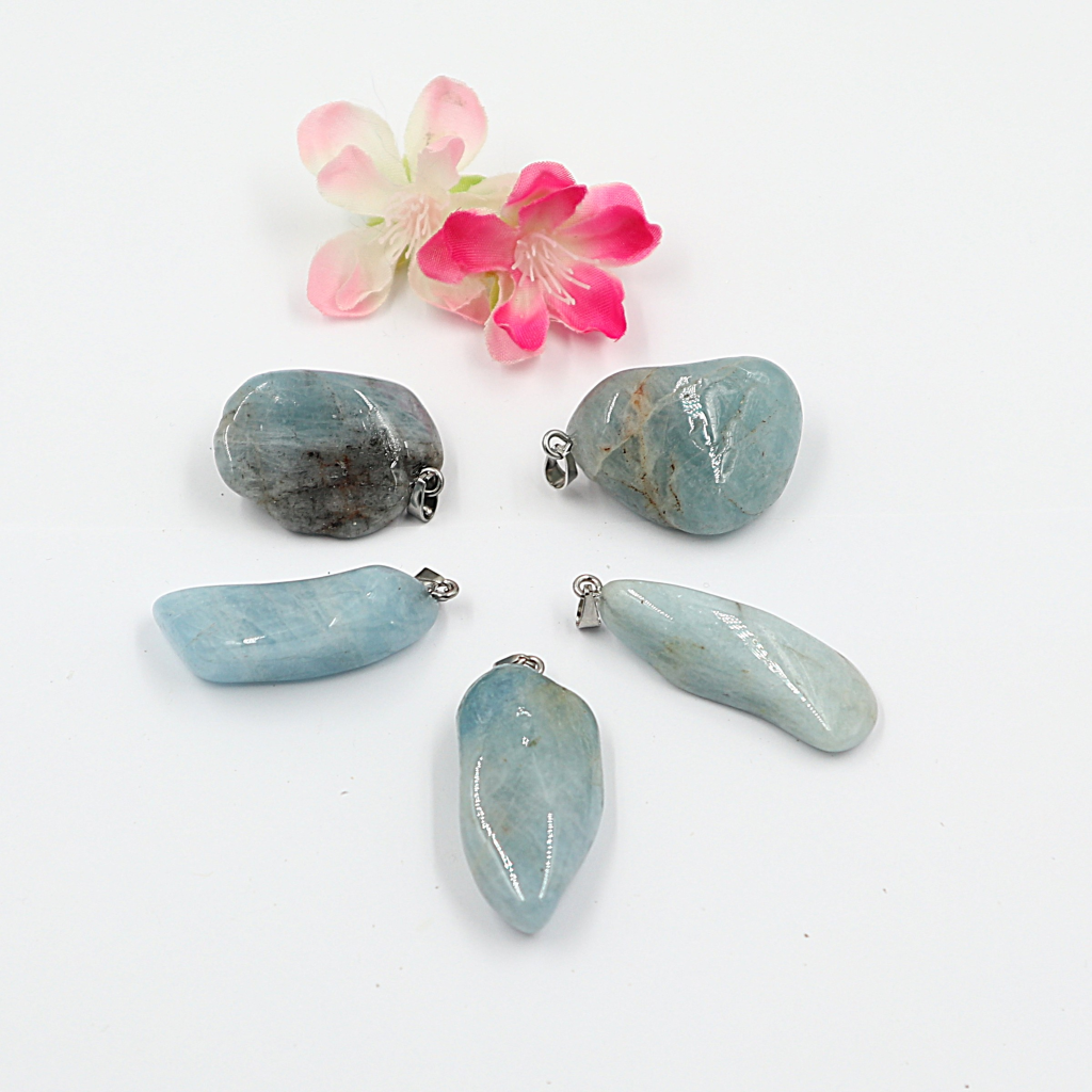 Gemstone collier Aquamarijn