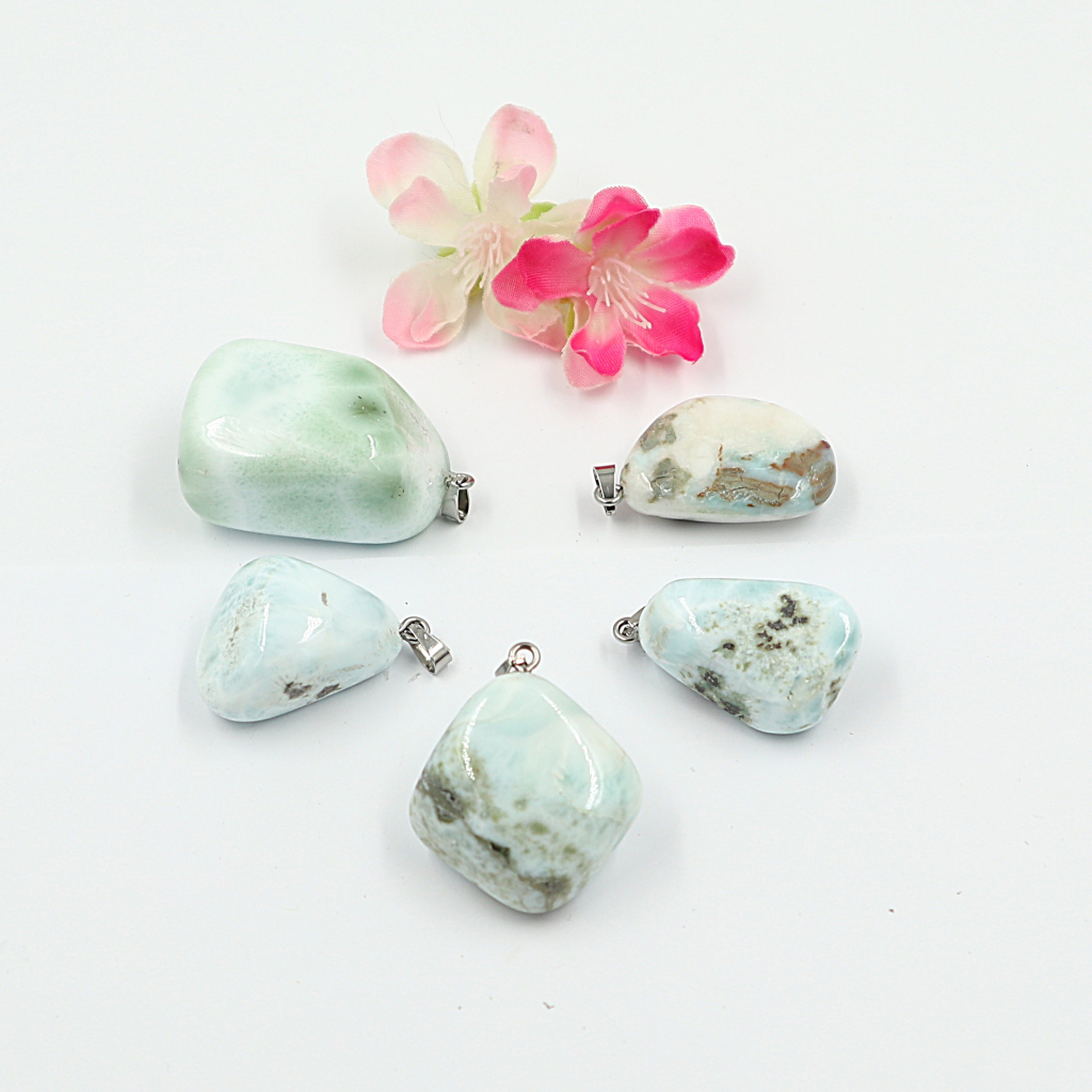 Gemstone collier Larimar