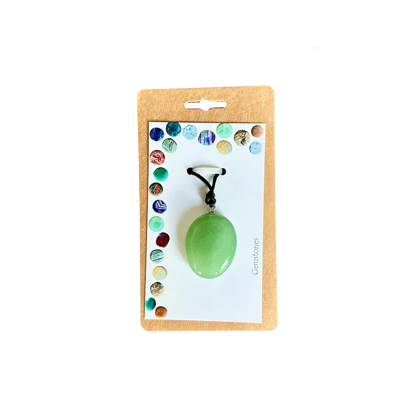 Pendant collier Aventurijn groen