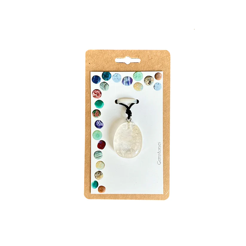 Pendant collier Bergkristal