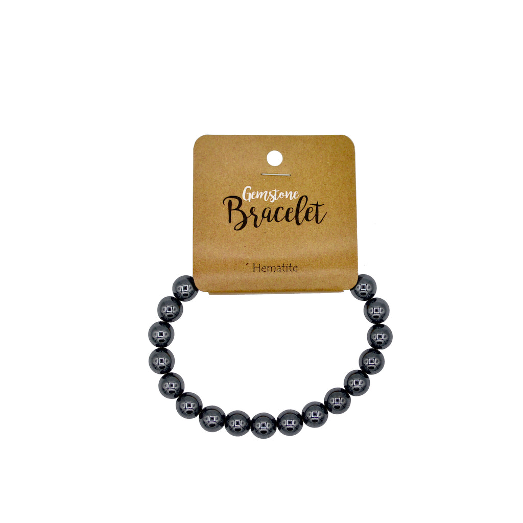 Kralenarmband Hematiet