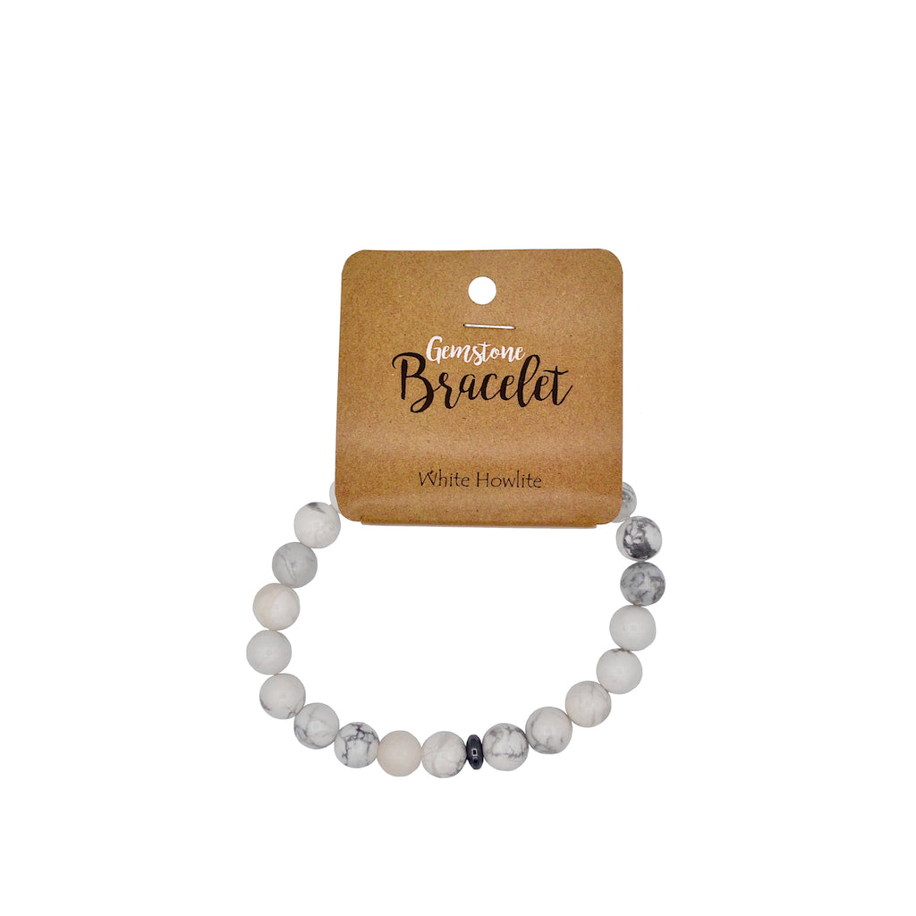 Kralenarmband Howliet wit