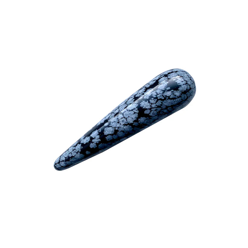 Massagestaaf sneeuwvlok obsidiaan