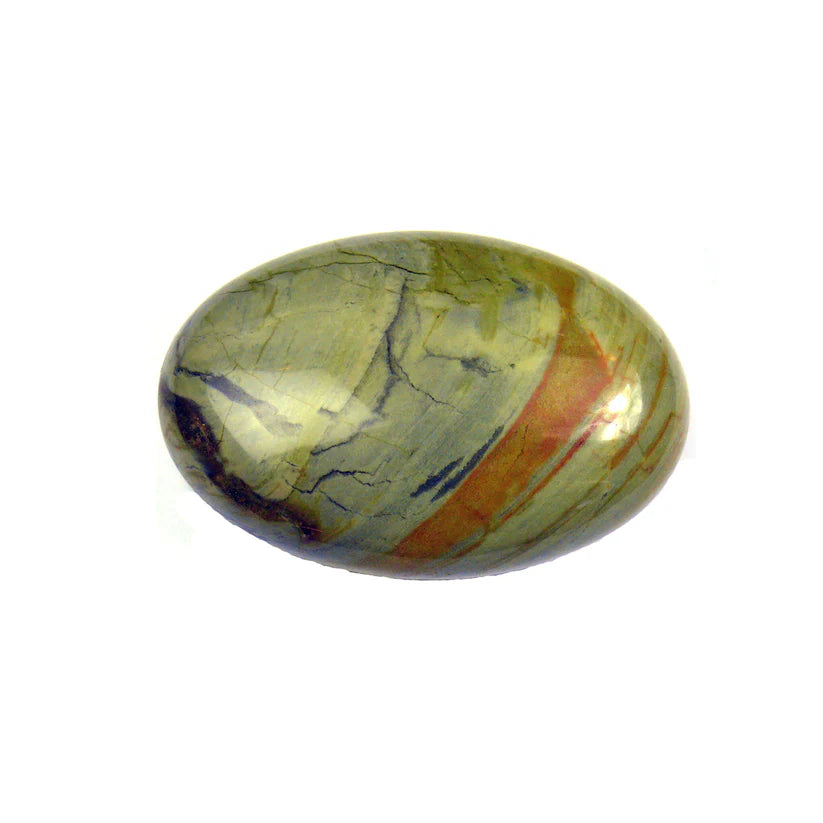 Palmsteen jaspis zilverblad