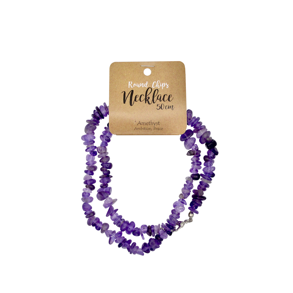 Splitcollier amethist