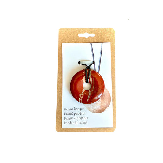 Donuthanger Jaspis rood