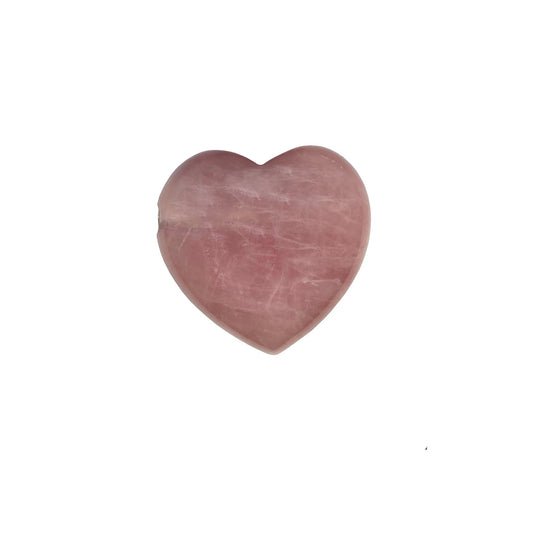 Edel-gedenk-steen roze kwarts hart