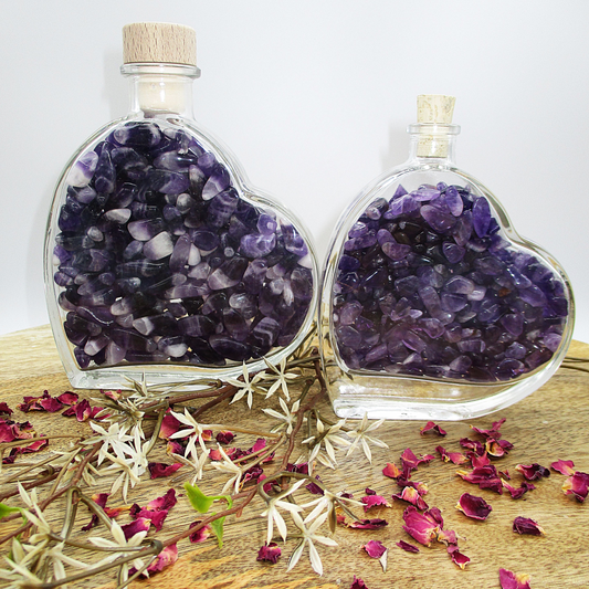 Hart fles amethist 200ml
