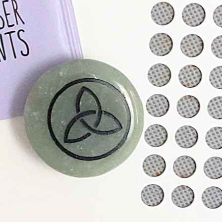 Magneet Keltische knoop jade