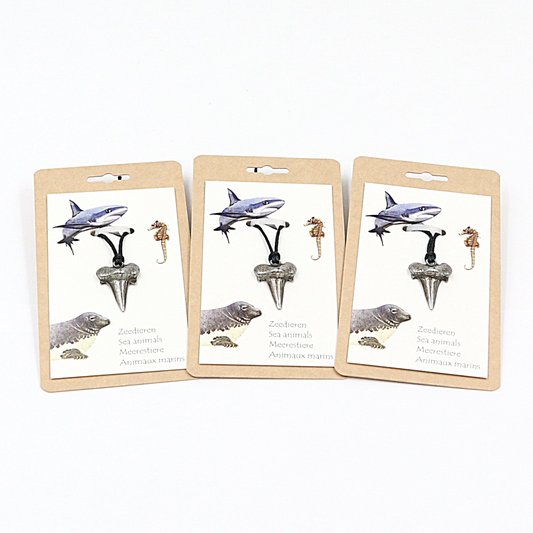 Haaientand hanger (metaal)