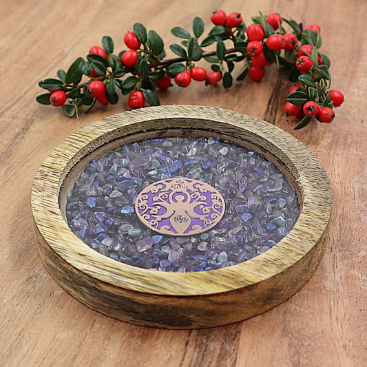 Onderzetter Godin Amethist & Lapis Lazuli