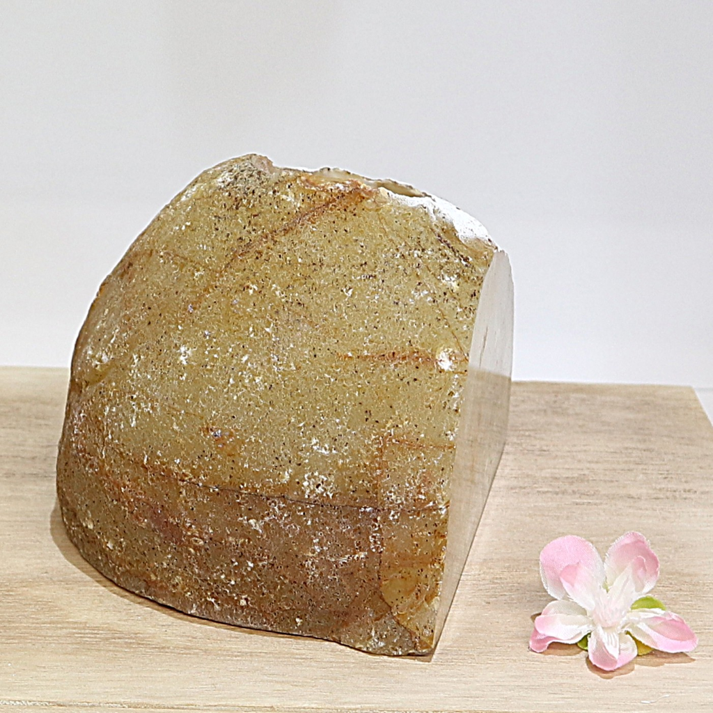 Agaat waxinelichthouder naturel