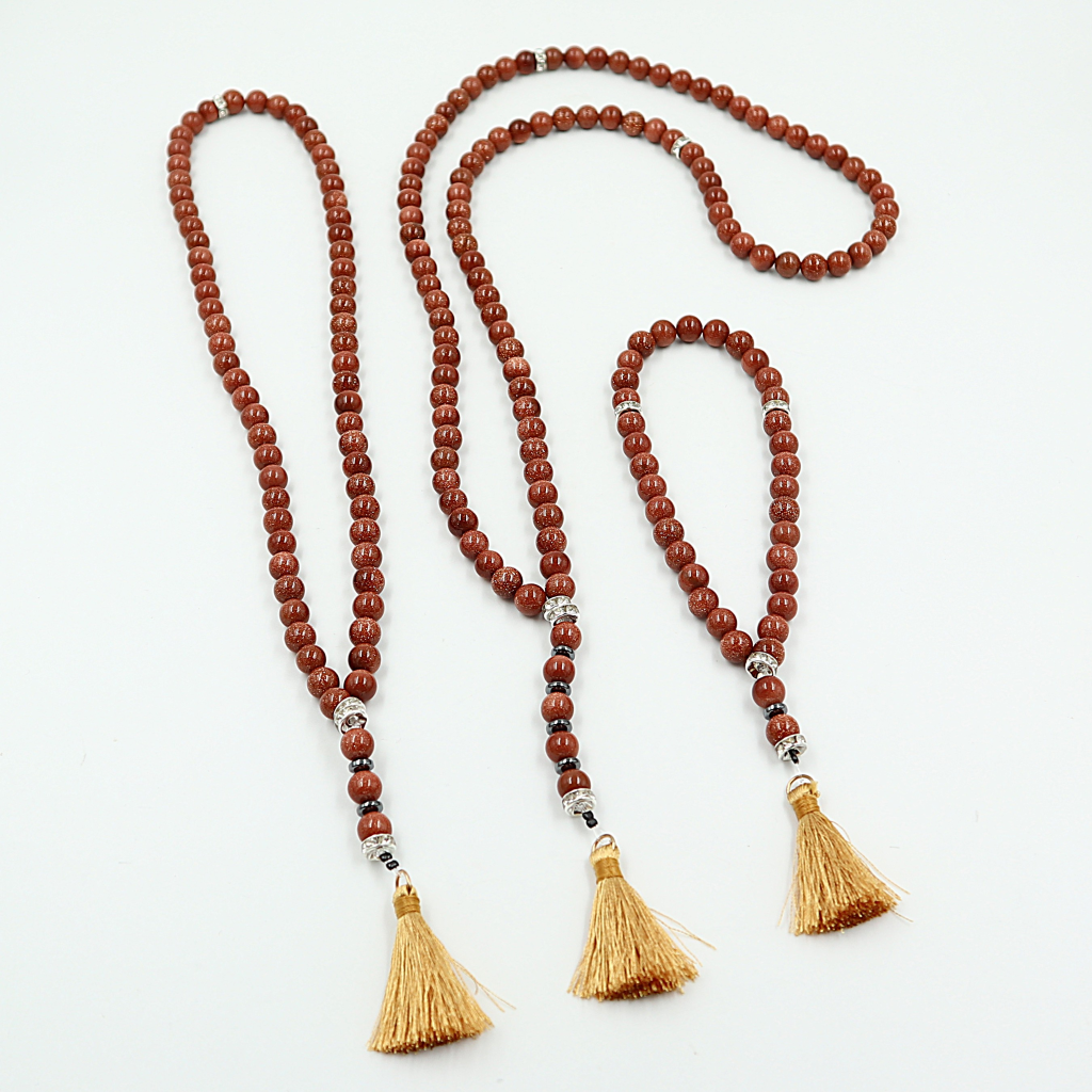 Tasbih Goudsteen (synthetisch) 33