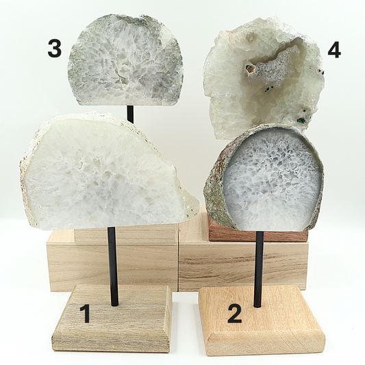 Agaat (naturel) op standaard