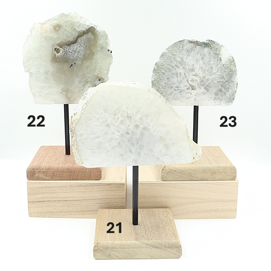 Agaat (naturel) op standaard