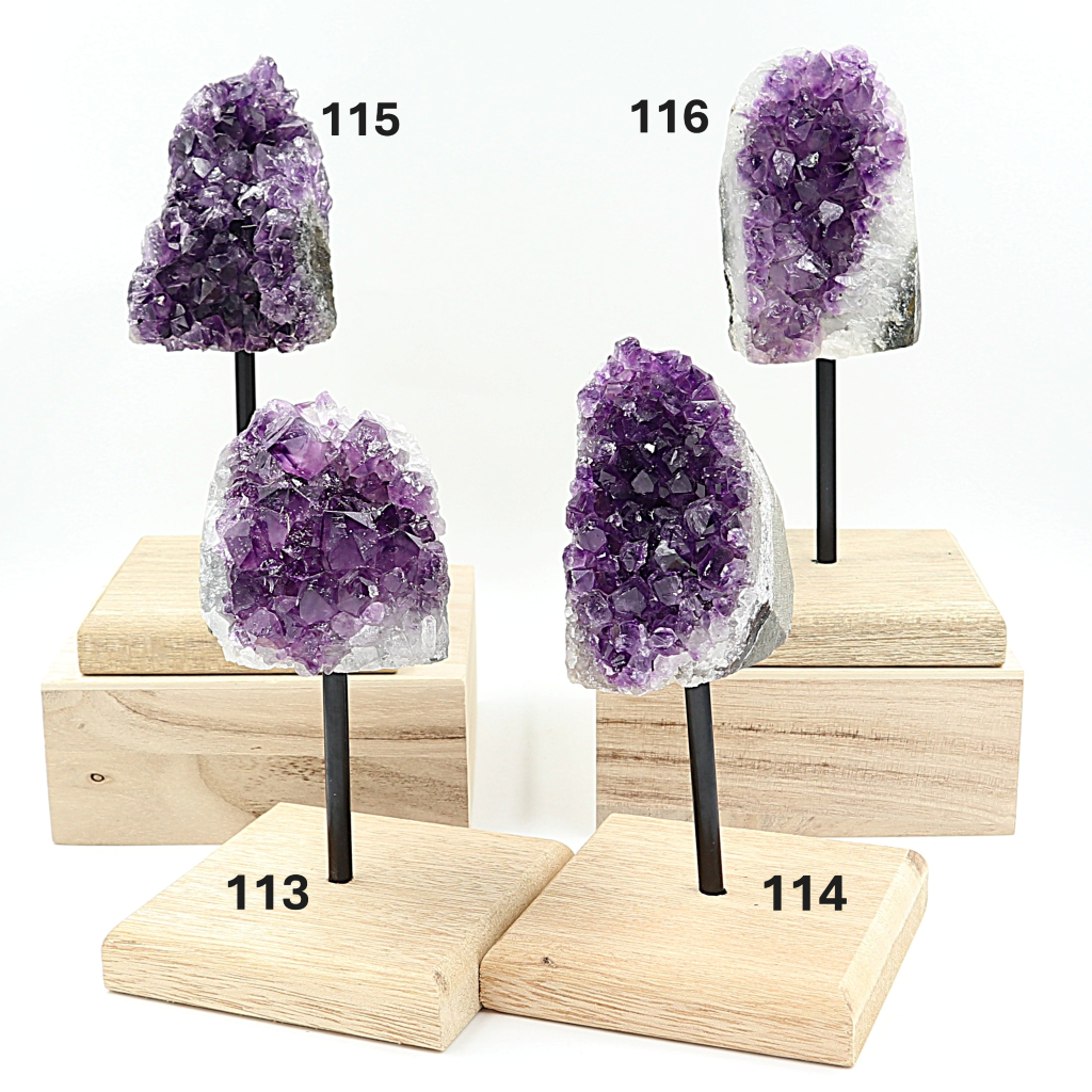 Amethist op standaard