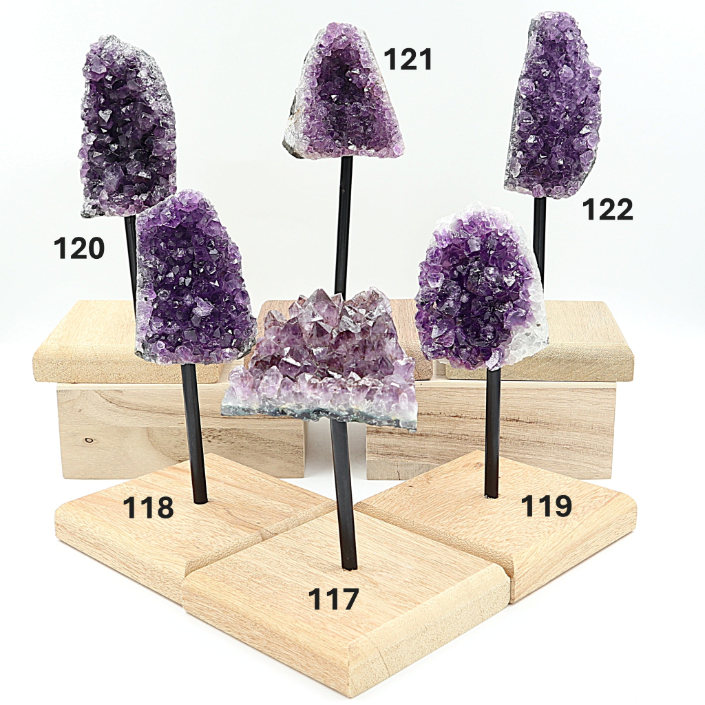 Amethist op standaard