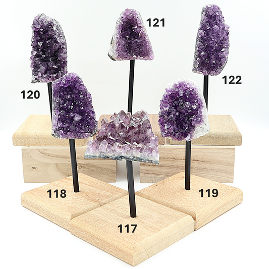 Amethist op standaard