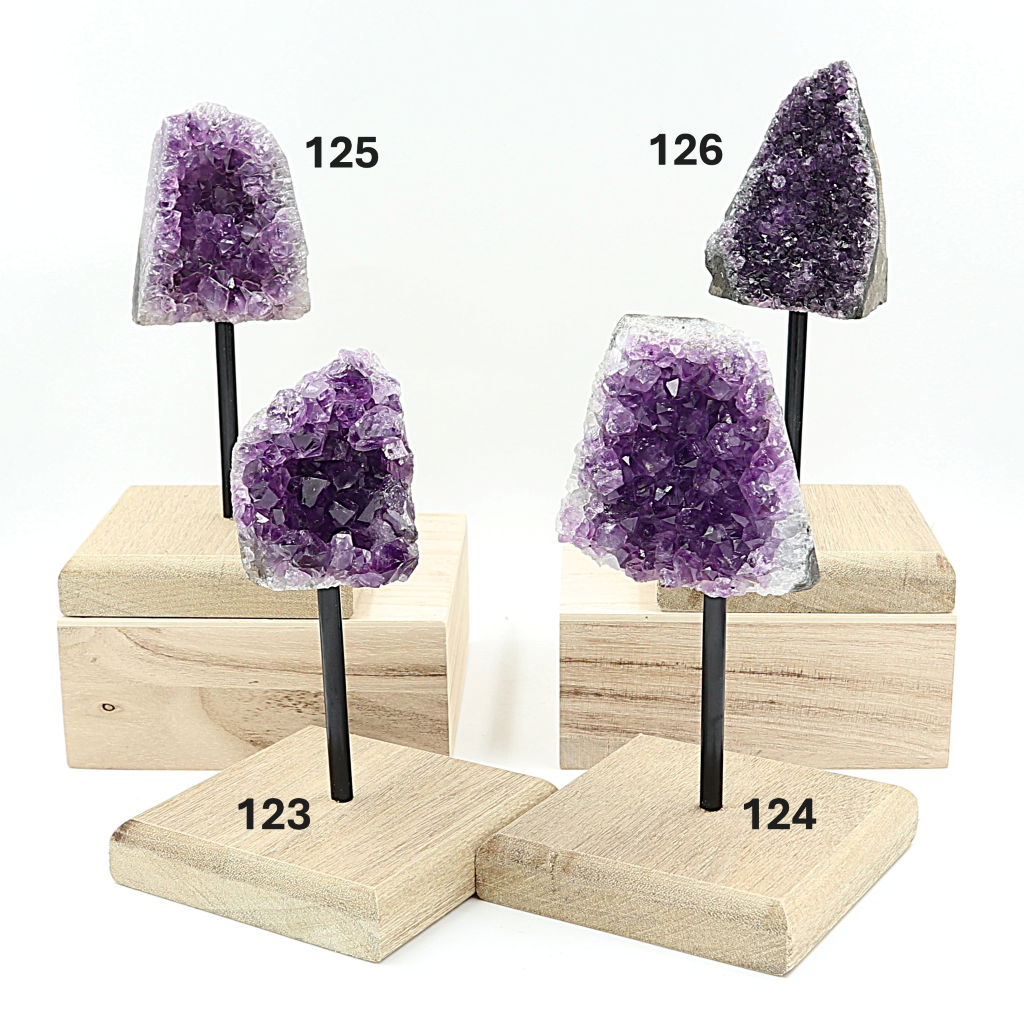 Amethist op standaard