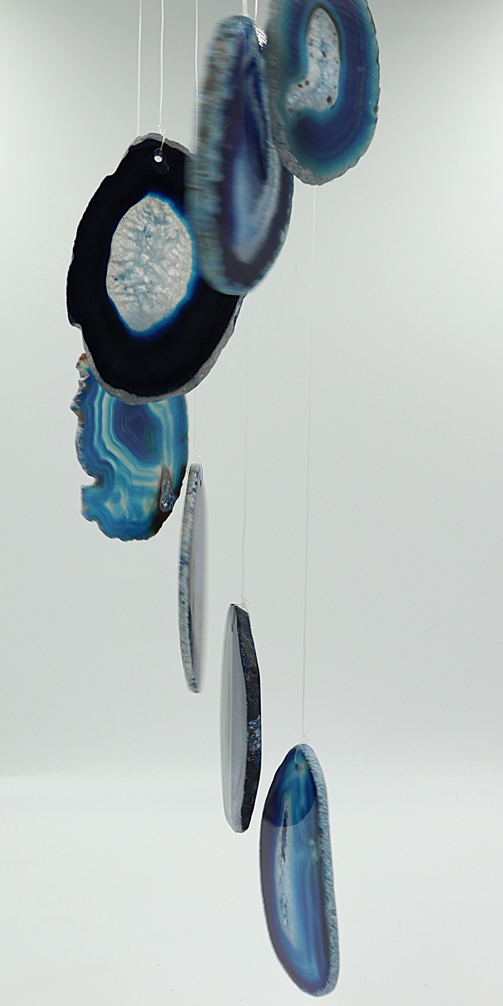Agaat windgong Blue