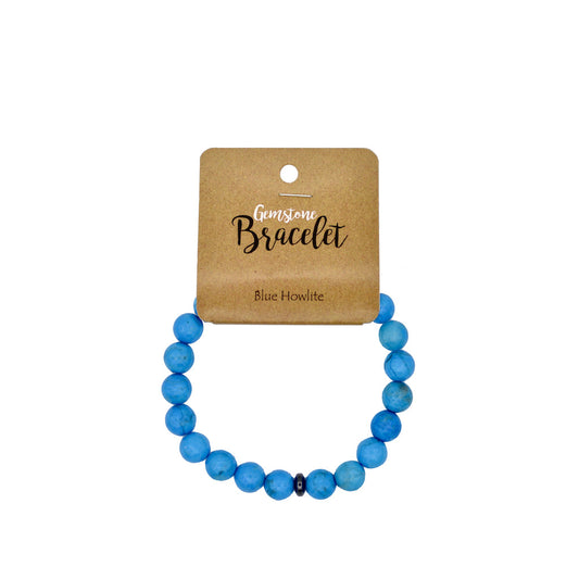 Kralenarmband Howliet blauw